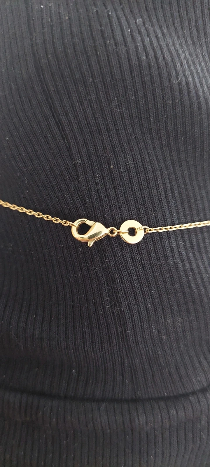 Magnifique Collier Double Rang Cascade Or Jaune Plaqué & Oxydes Zirconium – photo 4
